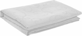 vidaXL Ύφασμα Τραπέζης Λευκό 110 x 110 cm τετράγωνο