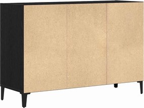 vidaXL Πλαϊνό γραφείο Μαύρη Οξυά 103,5 x 35 x 70 εκ.
