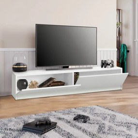 Έπιπλο τηλεόρασης Ahenk λευκό 160x31x32εκ