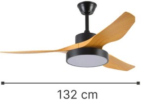 Φωτιστικό ανεμιστήρας Nitinat Inlight 1020002-Gkri