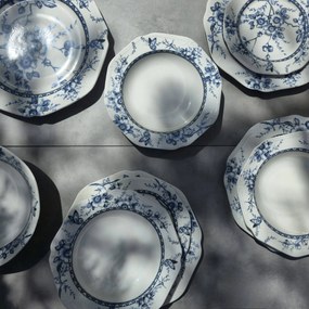 Σερβίτσιο Πιάτων Πορσελάνης Tiffany Blue – Σετ 40τμχ - Oriana Ferelli