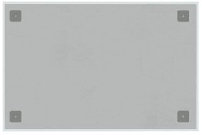 vidaXL Πίνακας Επιτοίχιος Μαγνητικός Λευκός 60 x 40 εκ. Ψημένο Γυαλί