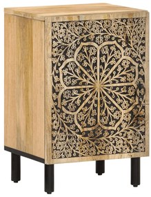 vidaXL Ντουλάπι Μπάνιου 38 x 33 x 58 εκ. από Μασίφ Ξύλο Μάνγκο