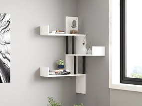 Wall Shelf Bombe- White White