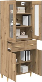 vidaXL Highboard Artisan Oak 69,5 x 34 x 180 εκ. Επεξεργασμένο ξύλο
