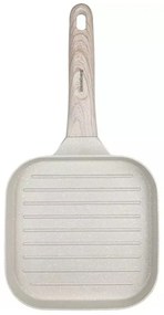 Τηγάνι ψησίματος Klausberg KB 7812, 18.5cm, Μαρμάρινο φινίρισμα, Χειρολαβή Cool touch, Επαγωγή, Μπεζ