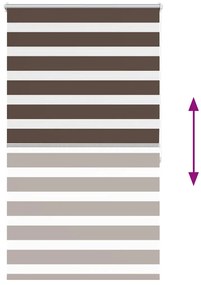 Ρόλερ Zebra Καφέ 80 x 175cm