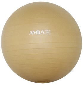 Μπάλα Γυμναστικής Amila 65cm Χρυσή 95847