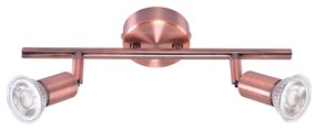 Σποτ Δίφωτο Homelighting Saba 77-3547 Copper