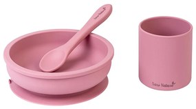 Παιδικό Σετ Φαγητού 3τμχ Saro Eco Friendly Pink 17412