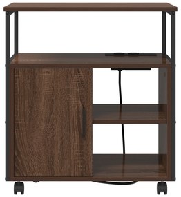 vidaXL Γραφείο Ντουλάπι Καφέ δρυς 60 x 46 x 67 εκ. Επεξεργασμένο ξύλο