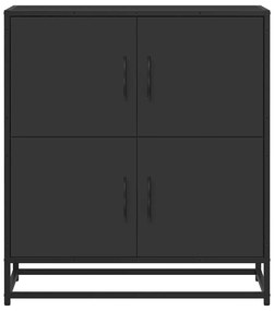 vidaXL Συρταριέρα Μαύρο 68x35x76 cm Κατασκευασμένο ξύλο