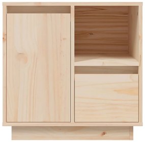 vidaXL Κομοδίνο 50 x 34 x 50 εκ. από Μασίφ Ξύλο Πεύκου