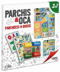 Πίνακας για Επιτραπέζιο Παιχνίδι Parchís Cayro Πολύχρωμο 250 g