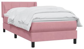 ΚΡΕΒΑΤΙ BOXSPRING ΜΕ ΣΤΡΩΜΑ ΡΟΖ 80X220 ΕΚ. ΒΕΛΟΥΔΙΝΟ 3318140