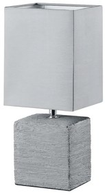Επιτραπέζιο Φωτιστικό Ping R50131087 Grey RL Lighting Ceramic,Fabric
