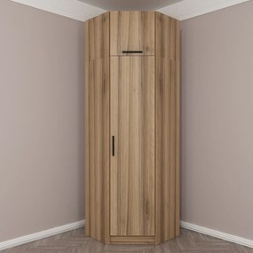 Μονοφυλλη Ντουλαπα Γωνιακη Δρυς KALEO 52x135x210