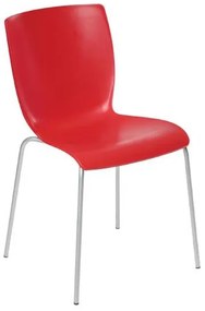 Καρέκλα Μεταλλική-Πλαστική Κόκκινη Mio J&amp;M Home 47x50x80εκ. ISI046/1R
