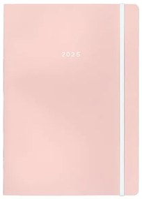 Next ημερολόγιο 2025 Pastel ημερήσιο flexi ροζ με λάστιχο 14x21εκ.  τμχ.