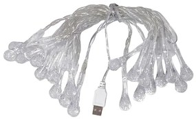 LED λαμπάκια USB θερμό φως 3Μ - LED USB color light strip warm light