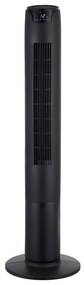 Ανεμιστήρας Δαπέδου Πύργος Airloom 06-30148 Με Τηλεχειριστήριο &amp; Χρονοδιακόπτη 45W 116cm Black Estia