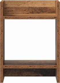 vidaXL Βάση φυτών 2 τεμ. Παλαιωμένο ξύλο 30 x 30 x 40 cm