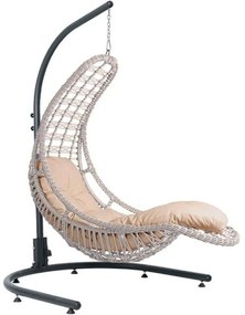 Κρεμαστή Πολυθρόνα - Φωλιά Alisha 894-123-016 121x165x200cm Cappuccino