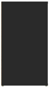 Ντουλάπι Μαύρο 100x33x59,5 εκ. από Επεξεργασμένο Ξύλο - Μαύρο