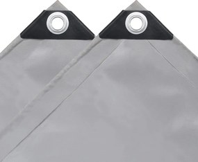 vidaXL Μουσαμάς Γκρι 2,5 x 3,5 μ. 650 γρ./μ.²