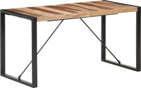 vidaXL Τραπεζαρία 140 x 70 x 75 εκ. από Μασίφ Ξύλο
