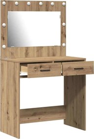 vidaXL Τραπέζι περιποίησης Artisan Oak 78,5 x 41 x 135 εκ