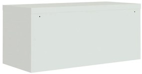 vidaXL Αρχειοθήκη Αν. Γκρι 90 x 40 x 220 εκ. Ατσάλινη