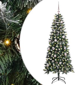 vidaXL Τεχνητό Χριστουγεννιάτικο Δέντρο με 150 LED Πράσινο 150 cm