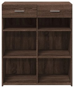 vidaXL Ντουλάπι Καφέ Δρυς 80x42,5x93 εκ. Επεξεργασμένο Ξύλο