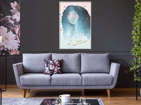 Αφίσα - Winter Constellation - 40x60 - Χρυσό - Με πασπαρτού