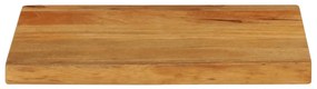 vidaXL Επιφάνεια Τραπεζιού 40x20x3,8 εκ. Live Edge Μασίφ Ξύλο Μάνγκο