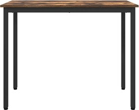 vidaXL τραπέζι Καπνιστό Δρύς 100 x 50 x 76,5 εκ.