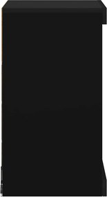 vidaXL Μπουφές με Φώτα LED Μαύρος 41 x 37 x 67 εκ.
