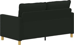 vidaXL Καναπές Μαύρο 156 x 81 x 87,5 εκ Ύφασμα