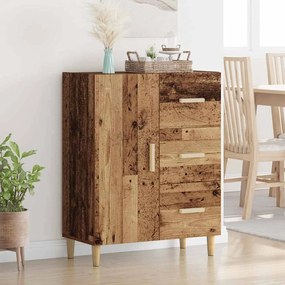 vidaXL Πλαϊνό γραφείο Παλαιό ξύλο 34 x 69.5 x 90 εκ Επεξεργασμένο ξύλο