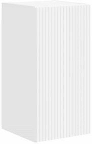 vidaXL Σετ επίπλου τηλεόρασης Επιτοίχιο 3 pcs Λευκό Επεξεργασμένο ξύλο