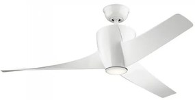 Ανεμιστήρας Οροφής 69,9W Φωτιστικό LED 10W Τηλεχειριστήριο Phree Elstead Lighting KLF-PHREE-56-WHT Λευκό