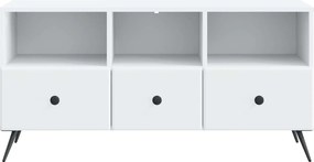 vidaXL Ντουλάπι TV Λευκό 102 x 34,5 x 50 εκ. Επεξεργασμένο Ξύλο