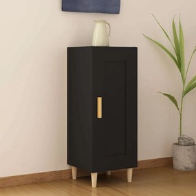 vidaXL Ντουλάπι Μαύρο 34,5 x 34 x 90 εκ. από Επεξεργασμένο Ξύλο