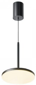 Κρεμαστό Φωτιστικό Οροφής LED 12W Μαύρο Plato P076PL-L12W3K-B Maytoni P076PL-L12W3K-B Μαύρο