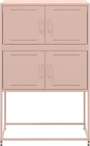 vidaXL Ντουλάπι Ροζ 68,5x38,5x107 εκ. από Ατσάλι