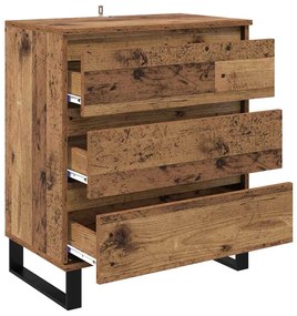 vidaXL Πλαϊνό γραφείο Παλιό Ξύλο 60 x 35 x 70 cm Επεξεργασμένο ξύλο
