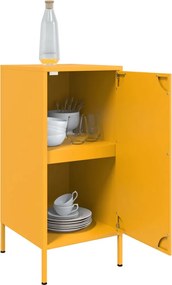 vidaXL Ντουλάπι Μουσταρδί 36x39x79 εκ. από Ατσάλι