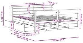 ΣΚΕΛΕΤΟΣ ΚΡΕΒ. ΧΩΡΙΣ ΣΤΡΩΜΑ ΛΕΥΚΟ 200X200 ΕΚ ΜΑΣΙΦ ΠΕΥΚΟ 3307111