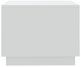 Τραπεζάκι Σαλονιού Λευκό 55 x 55 x 43 εκ. από Μοριοσανίδα - Λευκό